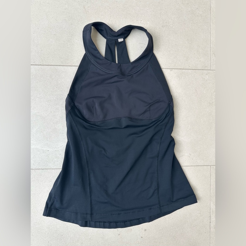 Lululemon Black Halter Neck Tank Top Size 4